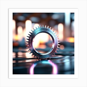 Industrial Gears Art Print