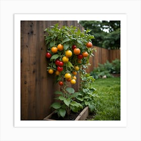 Tomato Garden Art Print