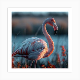 Flamingo 43 Art Print