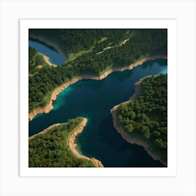 Default Create Unique Design Of Rivers 1 Art Print