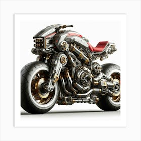 Motorcycle Concept Art 1 Art Print