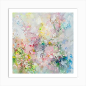 Abstract Of Flowers 1 Art Print