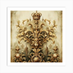 Ornate Crown Art Print