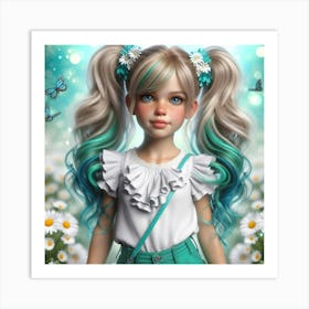 Daisy Girl 15 Art Print