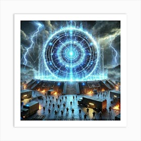 Energy Shields Art Print