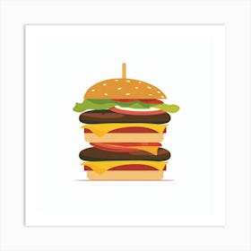 Burger 2 Art Print