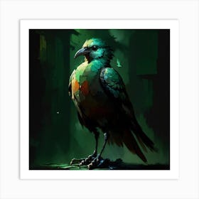 Crow bird Art Print