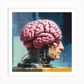 Brain Of A Robot 19 Art Print