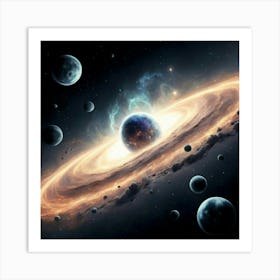 Galactic Dream World Art Print