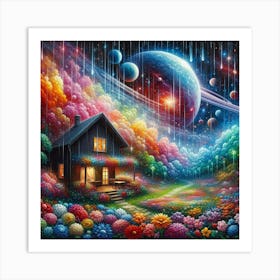 House In The Sky 5 Art Print