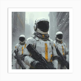 Futuristic Cityscape 7 Art Print