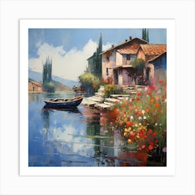 Monet's Amalfi Art Print