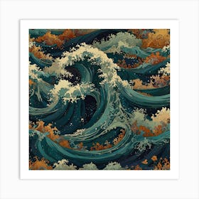 Great Wave Off Kanagawa 1 Art Print