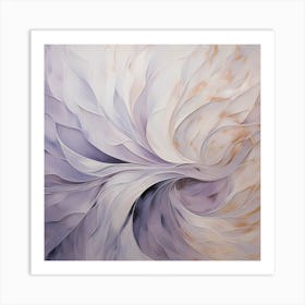 Hues of Harmony: Grey Elegance Art Print