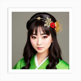 Asian Beauty Art Print