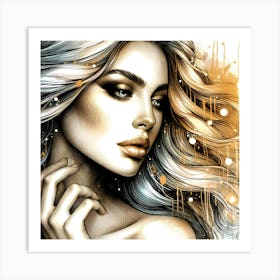 Portrait Artwork 94 Art Print