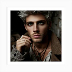 Portrait Of A Young Man Art Print