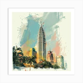 Petronas Towers Art Print