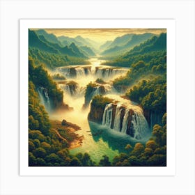 Waterfalls Art Print