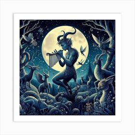 Demons In The Forest Art Print