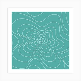 Abstract Wave Pattern Art Print