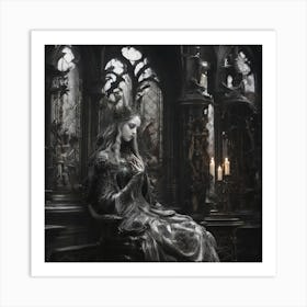 Gothic art, Princess Art Print