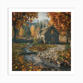 Autumn In The Woods Art Print