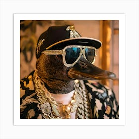 Rapper Platypus Art Print