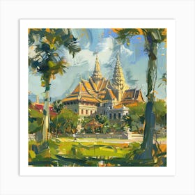 Phnom Penh Royal Palace 5 Art Print