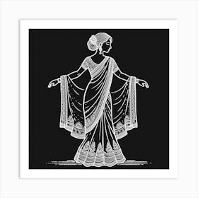 Amazing Paper cutting art works of Elegance 1 Art Print