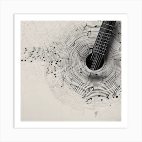 Acoustic Guitar 10 Art Print