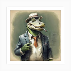 Alligator 3 Art Print