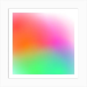 Abstract Colorful Background 26 Art Print