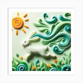 Easter Bunny Art Print