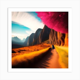 Chinese Landscape 16 Art Print