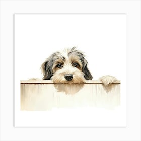 Tibetan Terrier Dog Art Print