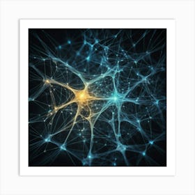 Neural Network Art Print