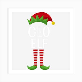 Ceo Elf Family Matching Group Christmas Party Pajama Art Print