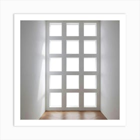 White Room With Windows 3 Art Print