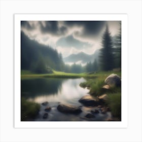 Landscape - Landscape Stock Videos & Royalty-Free Footage 8 Art Print