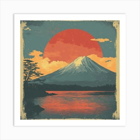 Mt Fuji Art Art Print