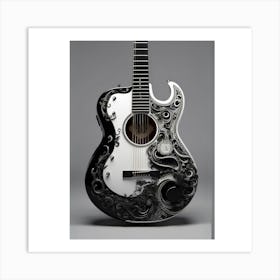 Yin and Yang in Guitar Harmony 1 Art Print