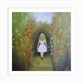 Into The Garden 6 Art Print