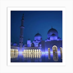 Sheikh Abdullah Grand Mosque Art Print