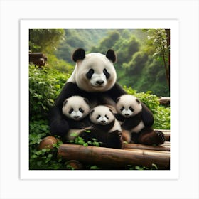 Chinese Panda Art Print