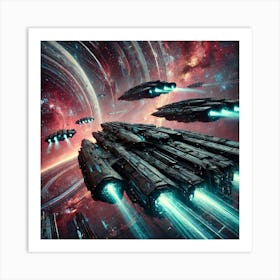 Void Ships Converted 1 Art Print