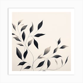 Leaves art Art Print