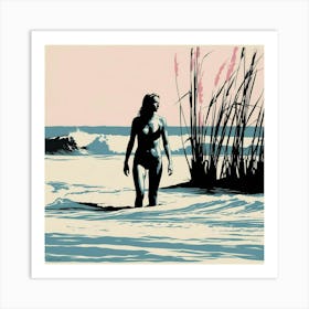 You And The Sea Art Print