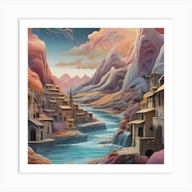 'Spirit Valley' Art Print