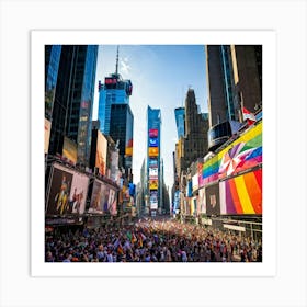 Times Square Art Print